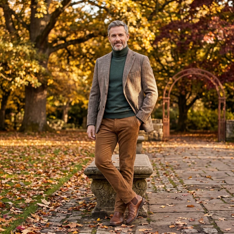 Colbert Harris Tweed Wellington | Camel Herringbone | www.pietkoopmans.nl