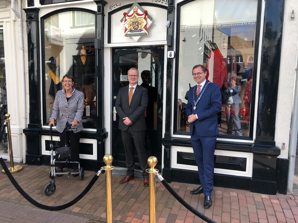 Jette Klijnsma (CvK Drenthe), Sjouke Koopmans en Richard Korteland (Burgemeester Meppel)