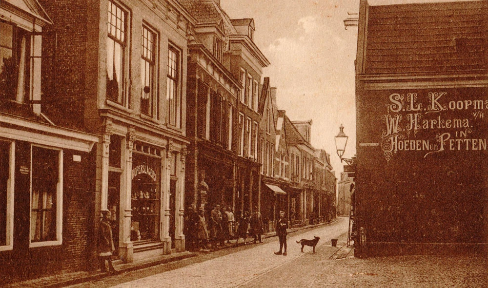 De Woldstraat rond 1914